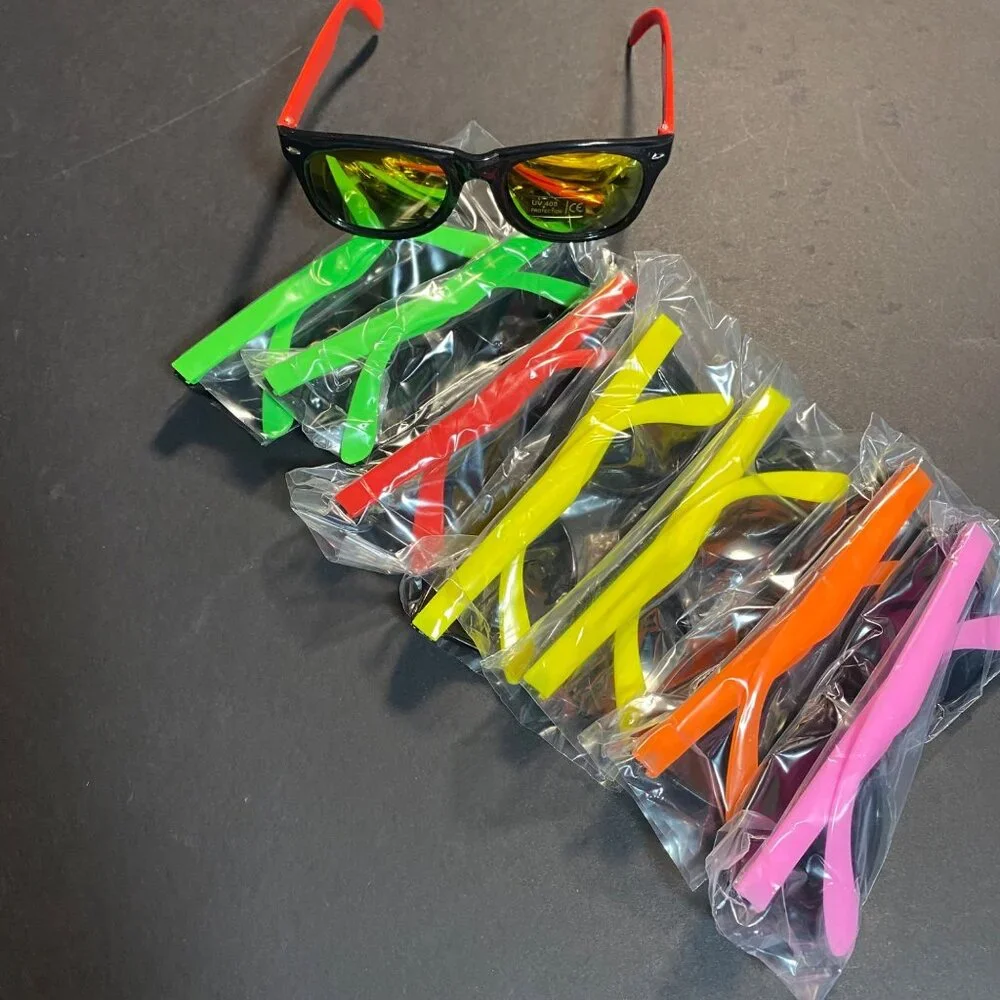 UV400 Colorful Wayfarer-styled Sunglasses for Kids Lot Of 12